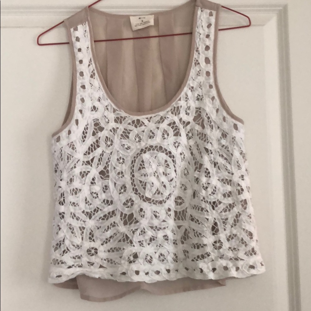 Boho embroidered crop top